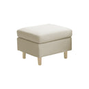 KaguBuy ラーク スツール オットマン 1人掛け 足置き シンプル 脚 布 ファブリック 1P ソファ ソファー 新生活 一人暮らし コンパクト 可愛い