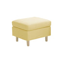 KaguBuy ラーク スツール オットマン 1人掛け 足置き シンプル 脚 布 ファブリック 1P ソファ ソファー 新生活 一人暮らし コンパクト 可愛い