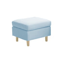 KaguBuy ラーク スツール オットマン 1人掛け 足置き シンプル 脚 布 ファブリック 1P ソファ ソファー 新生活 一人暮らし コンパクト 可愛い