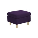 KaguBuy ラーク スツール オットマン 1人掛け 足置き シンプル 脚 布 ファブリック 1P ソファ ソファー 新生活 一人暮らし コンパクト 可愛い