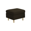 KaguBuy ラーク スツール オットマン 1人掛け 足置き シンプル 脚 布 ファブリック 1P ソファ ソファー 新生活 一人暮らし コンパクト 可愛い