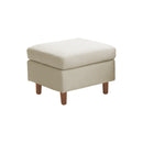 KaguBuy ラーク スツール オットマン 1人掛け 足置き シンプル 脚 布 ファブリック 1P ソファ ソファー 新生活 一人暮らし コンパクト 可愛い