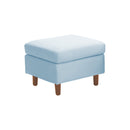 KaguBuy ラーク スツール オットマン 1人掛け 足置き シンプル 脚 布 ファブリック 1P ソファ ソファー 新生活 一人暮らし コンパクト 可愛い