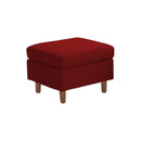 KaguBuy ラーク スツール オットマン 1人掛け 足置き シンプル 脚 布 ファブリック 1P ソファ ソファー 新生活 一人暮らし コンパクト 可愛い