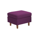 KaguBuy ラーク スツール オットマン 1人掛け 足置き シンプル 脚 布 ファブリック 1P ソファ ソファー 新生活 一人暮らし コンパクト 可愛い