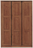 アルダー材国産幅120cmワードロープ＜アリセア＞ワードローブ クローゼット ロッカー 服吊 幅120cm 北欧 シンプル モダン 国産 木製 完成品 国産品　衣類収納  レール付 木製 大容量 大川家具 自然塗装【大型商品】