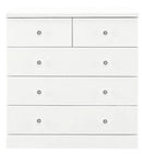 KaguBuy アルー タンス チェスト 完成品 整理タンス たんす 箪笥 幅80cm 4段 エナメル塗装 ローチェスト 衣類収納 木製 国産