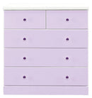 KaguBuy セルリアン タンス チェスト 完成品 整理タンス たんす 箪笥 幅80cm 4段 エナメル塗装 ローチェスト 衣類収納 木製 国産