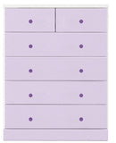 タンス チェスト 完成品 整理タンス たんす 箪笥 幅80cm 5段 エナメル塗装 ハイチェスト 衣類収納 木製 国産 ホワイト/ラベンダー/ピンク/ブルー Cerulean セルリアン 80-5チェスト *