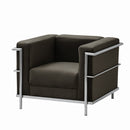 【在庫限り】KaguBuy ルック ソファ 1人掛け LC2 リプロダクト ベロア アイアン ファブリック 1人用 1人掛けソファ カッコいい