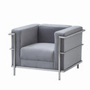 【在庫限り】KaguBuy ルック ソファ 1人掛け LC2 リプロダクト ベロア アイアン ファブリック 1人用 1人掛けソファ カッコいい