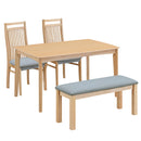 ダイニングテーブルとしも使える〈こたつ4点セット〉 ダイニングテーブル こたつ布団 テーブル チェア 椅子 ベンチ 組立簡単 ハイタイプ 4人掛け 4人用 オーク突板 コンパクト 北欧 モダン シンプル おしゃれ ファミリー カップル リース【大型商品】 (コピー)