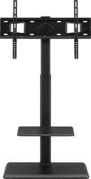 ＼新色追加／ テレビスタンド ハイタイプ 32〜70型 棚付き 左右首振り 高さ調整 角度調整 壁寄せ スチール  震度6 32 55 70 インチ VESA 600×400 壁固定ワイヤー 耐震 傷防止 おしゃれ シンプル ブラック グレー TVスタンド スリム 角度調節 高さ調節 耐震 自立式
