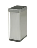 センサー式自動ダストボックス45L＜EKO＞ゴミ箱 ダストボックス 45L 45リットル センサー 自動開閉 自動感知 縦型 たて型 縦置き ふた付き オート EKO イーケーオー ECO ステンレス製 シルバー キッチン おしゃれ