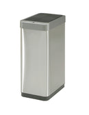 【在庫限り】センサー式自動ダストボックス45L＜EKO＞ゴミ箱 ダストボックス 45L 45リットル センサー 自動開閉 自動感知 縦型 たて型 縦置き ふた付き オート EKO イーケーオー ECO ステンレス製 シルバー キッチン おしゃれ