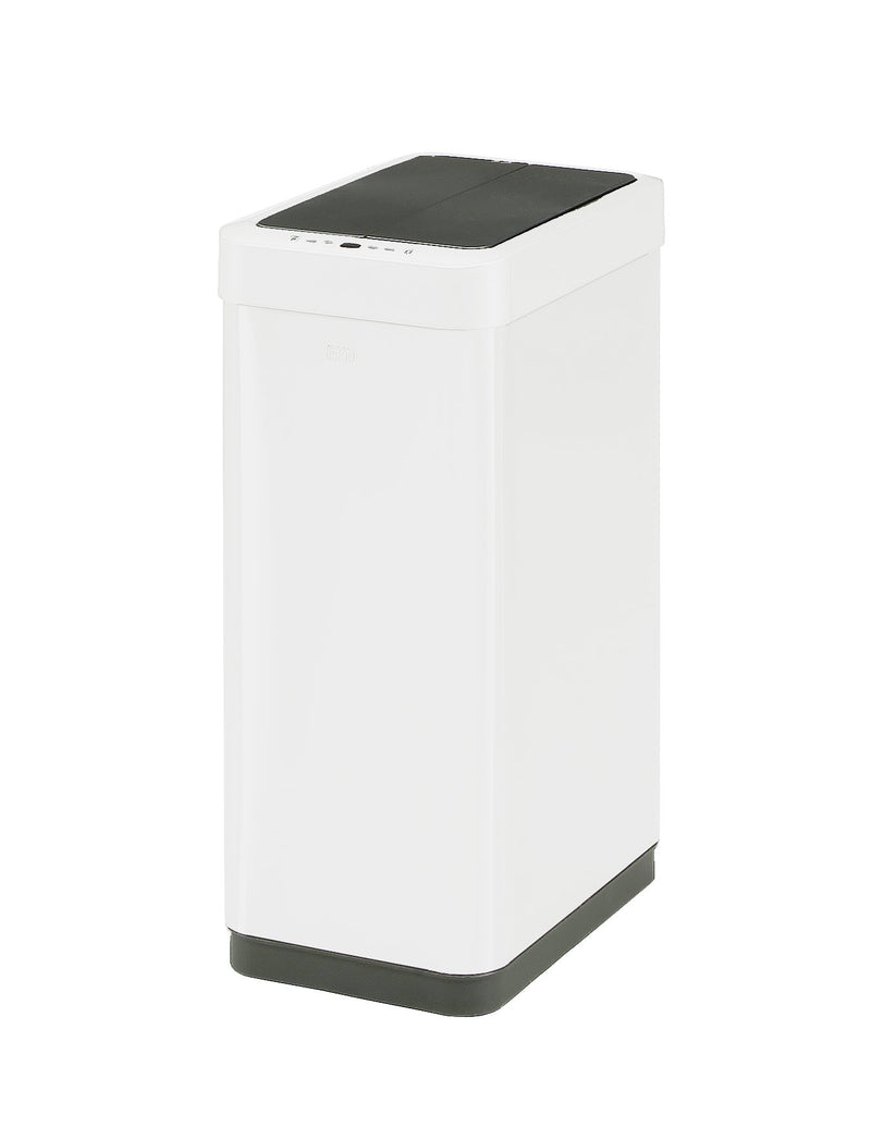 センサー式自動ダストボックス45L＜EKO＞ゴミ箱 ダストボックス 45L 45リットル センサー 自動開閉 自動感知 縦型 たて型 縦置き ふた付き オート EKO イーケーオー ECO ステンレス製 シルバー キッチン おしゃれ