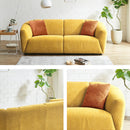 【開梱設置無料】ソファ ソファー ファブリック 3人掛け 3Pソファ ブークレ生地 三人掛け 3人がけ 三人がけ ココ【大型商品】