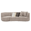 【開梱設置無料】回転ソファ付き3Pソファ ソファ ソファー 3人掛け 3Pソファ ブークレ生地 ファブリック 三人掛け 3人がけ 三人がけ ブークレソファ 韓国 北欧 もこもこ かわいい おしゃれ ローゼ【大型商品】