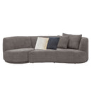 【開梱設置無料】回転ソファ付き3Pソファ ソファ ソファー 3人掛け 3Pソファ ブークレ生地 ファブリック 三人掛け 3人がけ 三人がけ ブークレソファ 韓国 北欧 もこもこ かわいい おしゃれ ローゼ【大型商品】