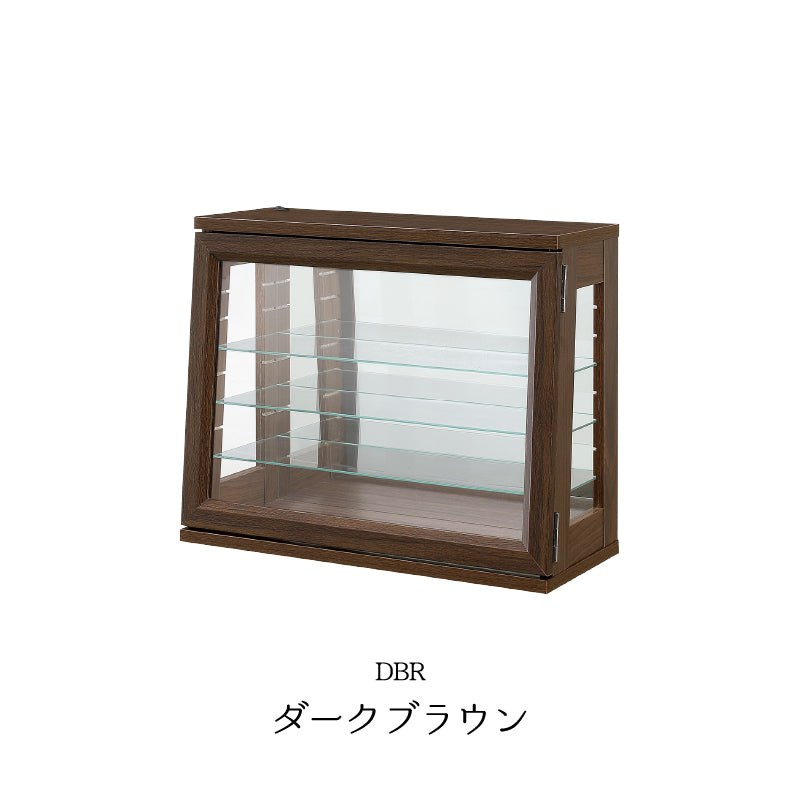 コレクションケース 卓上 ガラス 幅50cm 完成品 背面ミラー 小型 推し活 フィギア ケース コレクションボード ガラスケース ショーケース プラモデル おしゃれ 香水 アクセサリー 収納 棚 レック