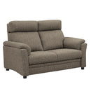 ソファ 2Pソファ 3Pソファ 2人掛け 3人掛け 2サイズ展開 ファブリック ソファー グレー ココア ライトグレー カフェ風 おしゃれ リンド 【大型商品】