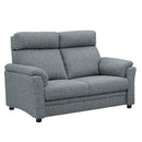 ソファ 2Pソファ 3Pソファ 2人掛け 3人掛け 2サイズ展開 ファブリック ソファー グレー ココア ライトグレー カフェ風 おしゃれ リンド 【大型商品】