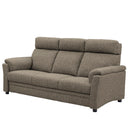 ソファ 2Pソファ 3Pソファ 2人掛け 3人掛け 2サイズ展開 ファブリック ソファー グレー ココア ライトグレー カフェ風 おしゃれ リンド 【大型商品】