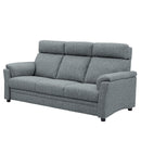 ソファ 2Pソファ 3Pソファ 2人掛け 3人掛け 2サイズ展開 ファブリック ソファー グレー ココア ライトグレー カフェ風 おしゃれ リンド 【大型商品】