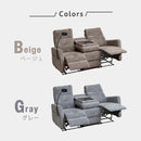 スマホホルダー付き電動リクライニングソファー ファブリック 3人掛け ポケットコイル USBポート テーブル付き リクライニング 電動ソファ 三人掛け レヴァンテ【大型商品】【開梱設置】