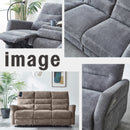 スマホホルダー付き電動リクライニングソファー ファブリック 3人掛け ポケットコイル USBポート テーブル付き リクライニング 電動ソファ 三人掛け レヴァンテ【大型商品】【開梱設置】