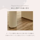 組立設置 セラミック ダイニングテーブル 160 ホワイト テーブル エレガント 食卓 真鍮 高級感 おしゃれ  新生活 ダイニング リビング【大型商品】