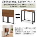折りたたみデスク 幅80cm 奥行40cm アジャスター付き パソコンデスク ワークデスク コンパクト 折りたたみ テーブル テレワーク 在宅勤務 省スペース 収納 シンプル ホワイト ダークブラウン パトナ