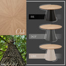 ルク ダイニングテーブル 丸テーブル 円型 4人掛け 120cm ダイニング オーク ウォールナット アイアン 食卓 食卓テーブル 北欧 木目 木製 天然木 カフェ 丸ダイニングテーブル おしゃれ かっこいい 【大型商品】