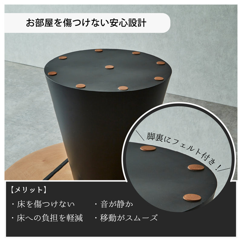 ルク ダイニングテーブル 丸テーブル 円型 4人掛け 120cm ダイニング オーク ウォールナット アイアン 食卓 食卓テーブル 北欧 木目 木製 天然木 カフェ 丸ダイニングテーブル おしゃれ かっこいい 【大型商品】