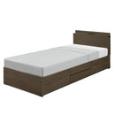 チェストベッド S SD D BOX収納 引き出し 収納ベッド 収納付き 宮付き LEDライト付き コンセント付き シングル セミダブル ダブル 宮 おしゃれ フレーム ロゼフ【大型商品】