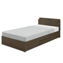 チェストベッド S SD D BOX収納 引き出し 収納ベッド 収納付き 宮付き LEDライト付き コンセント付き シングル セミダブル ダブル 宮 おしゃれ フレーム ロゼフ【大型商品】