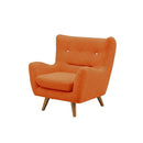 ソファ ソファー 1人掛けソファー １人用ソファー 一人掛けソファー 一人用ソファー 完成品 ファブリック 布地 ホワイト 白 オレンジ ピンク ブラック 黒 ブラウン ブルー 青 レッド 赤 グレー グリーン 緑 cattleya カトレア