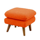 スツール オットマン 椅子 チェア 一人掛け 1人用 1人掛けスツール 完成品 ファブリック 布地 ホワイト 白 オレンジ ピンク ブラック 黒 ブラウン ブルー 青 レッド 赤 グレー グリーン 緑 カトレア