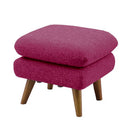 スツール オットマン 椅子 チェア 一人掛け 1人用 1人掛けスツール 完成品 ファブリック 布地 ホワイト 白 オレンジ ピンク ブラック 黒 ブラウン ブルー 青 レッド 赤 グレー グリーン 緑 カトレア