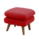 スツール オットマン 椅子 チェア 一人掛け 1人用 1人掛けスツール 完成品 ファブリック 布地 ホワイト 白 オレンジ ピンク ブラック 黒 ブラウン ブルー 青 レッド 赤 グレー グリーン 緑 カトレア