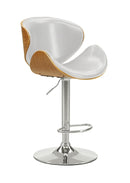 KaguBuy メスト カウンターチェア 1脚 バーチェア 昇降 回転式 チェア チェアー 背もたれ付 木製 PVC 合皮 合成皮革