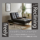 【ブラックフライデー10％OFF】ソファーベッド 2人掛け 3人掛け リクライニング ソファ 3WAY ソファベッド ソファベット おしゃれ 北欧 かわいい シンプル 一人暮らし リーア【大型商品】