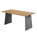 ダイニングテーブル 単品 木製 幅150cm 幅180cm 天然木 オーク突板 テーブル 食卓 シンプル 4人掛け ファミリー向け おしゃれ 脚 北欧 モダン カフェ アトス