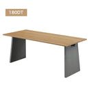 ダイニングテーブル 単品 木製 幅150cm 幅180cm 天然木 オーク突板 テーブル 食卓 シンプル 4人掛け ファミリー向け おしゃれ 脚 北欧 モダン カフェ アトス