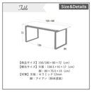 組立設置 セラミック ダイニングテーブル 150 180 伸長式テーブル 角丸 耐熱 耐水 耐久 石目調 マーブル調 長方形 4人掛け 6人掛け 食卓 高級感 おしゃれ  新生活 ダイニング ブラック グレー リビング ダイアリー【大型商品】