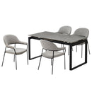 組立設置 ダイニングテーブルセット セラミック ダイニング5点セット  伸長式 テーブル  150 180 ダイニングチェア 棚 耐熱 耐水 耐久 石目調 マーブル調 長方形 4人掛け 6人掛け 食卓 真鍮 高級感 おしゃれ  新生活 ブラック グレー diary ダイアリー【大型商品】