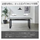 組立設置 ダイニングテーブルセット セラミック ダイニング5点セット  伸長式 テーブル  150 180 ダイニングチェア 棚 耐熱 耐水 耐久 石目調 マーブル調 長方形 4人掛け 6人掛け 食卓 真鍮 高級感 おしゃれ  新生活 ブラック グレー diary ダイアリー【大型商品】