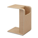 幅35cm サイドテーブル 送料無料 テーブル ソファテーブル 2way センターテーブル オーク突板 おしゃれ 木製 ナイトテーブル 寝室 リビング ナチュラル ブラック トーン Tone