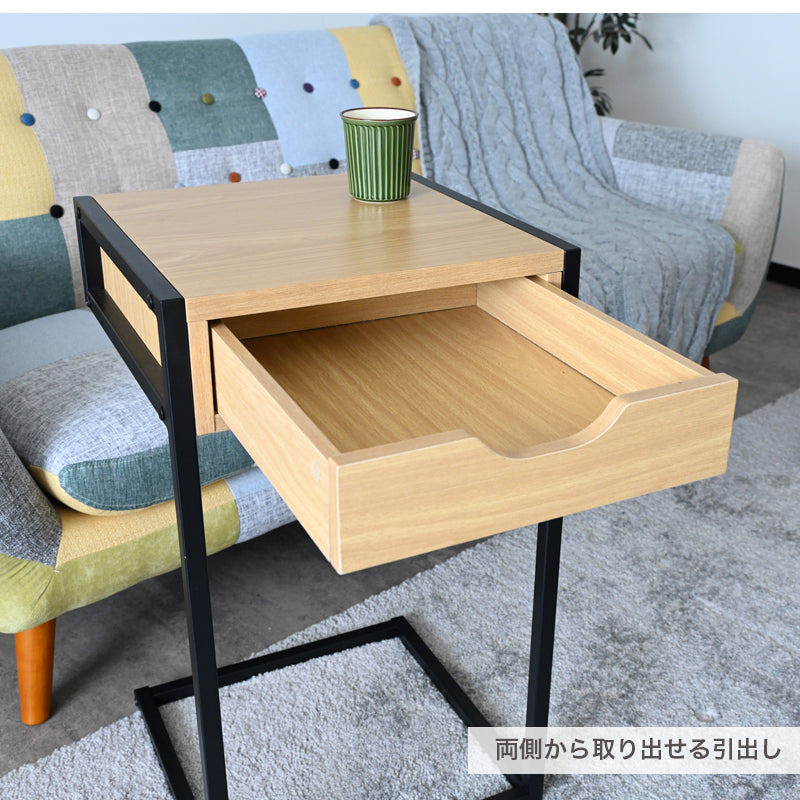 幅40cm サイドテーブル 送料無料 テーブル ソファテーブル おしゃれ ナイトテーブル 寝室 リビング ナチュラル ブラック ホワイト キュート Cute