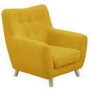 KaguBuy ダリア ソファ ソファー 1人掛け 幅82cm 1人掛けソファ ファブリック張り ファブリックソファ ラブソファ 1Pソファ リビングソファ アームソファ 肘掛け付き 韓国 韓国インテリア